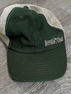 Buffalo Trace Green & Cream Mesh Back Trucker Hat
